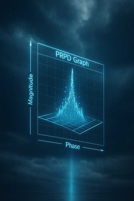 PRPD 패턴 기반 초음파 진단 - 부분방전 신호 분석